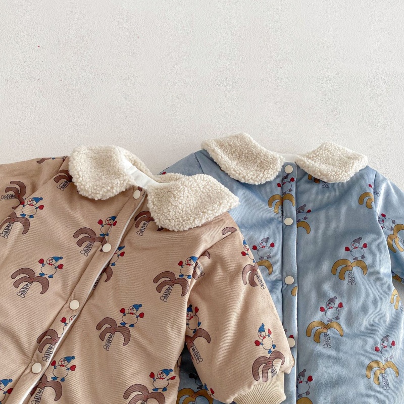 Baby Printed Fleece Romper