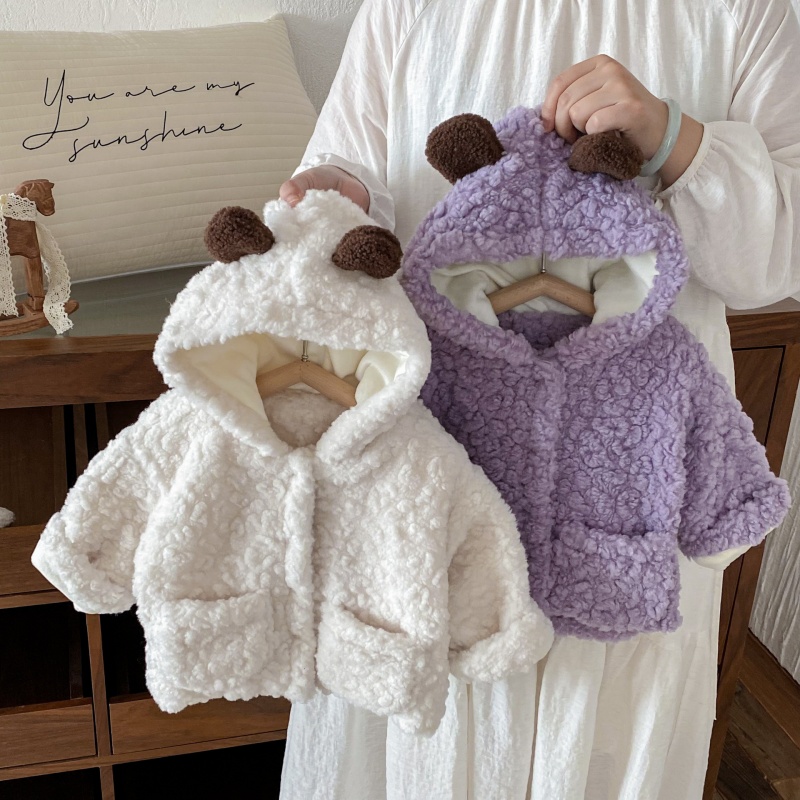 Baby & Kids Bear Ear Fleece Outerwear