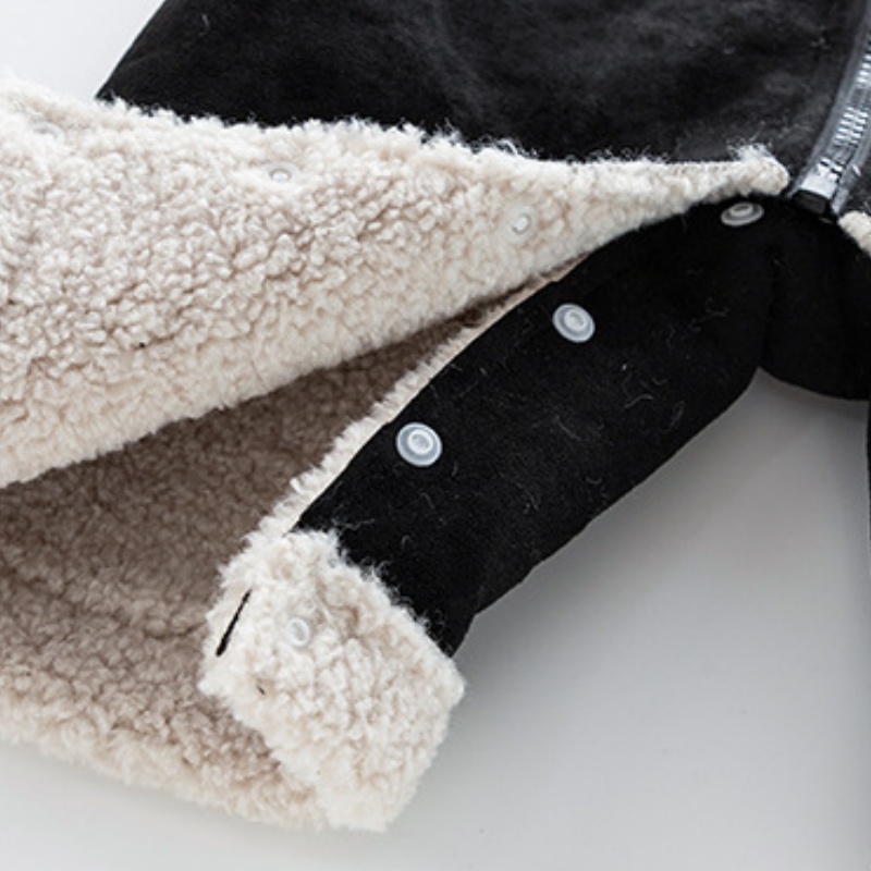 Baby Five-Star Print Fleece Romper