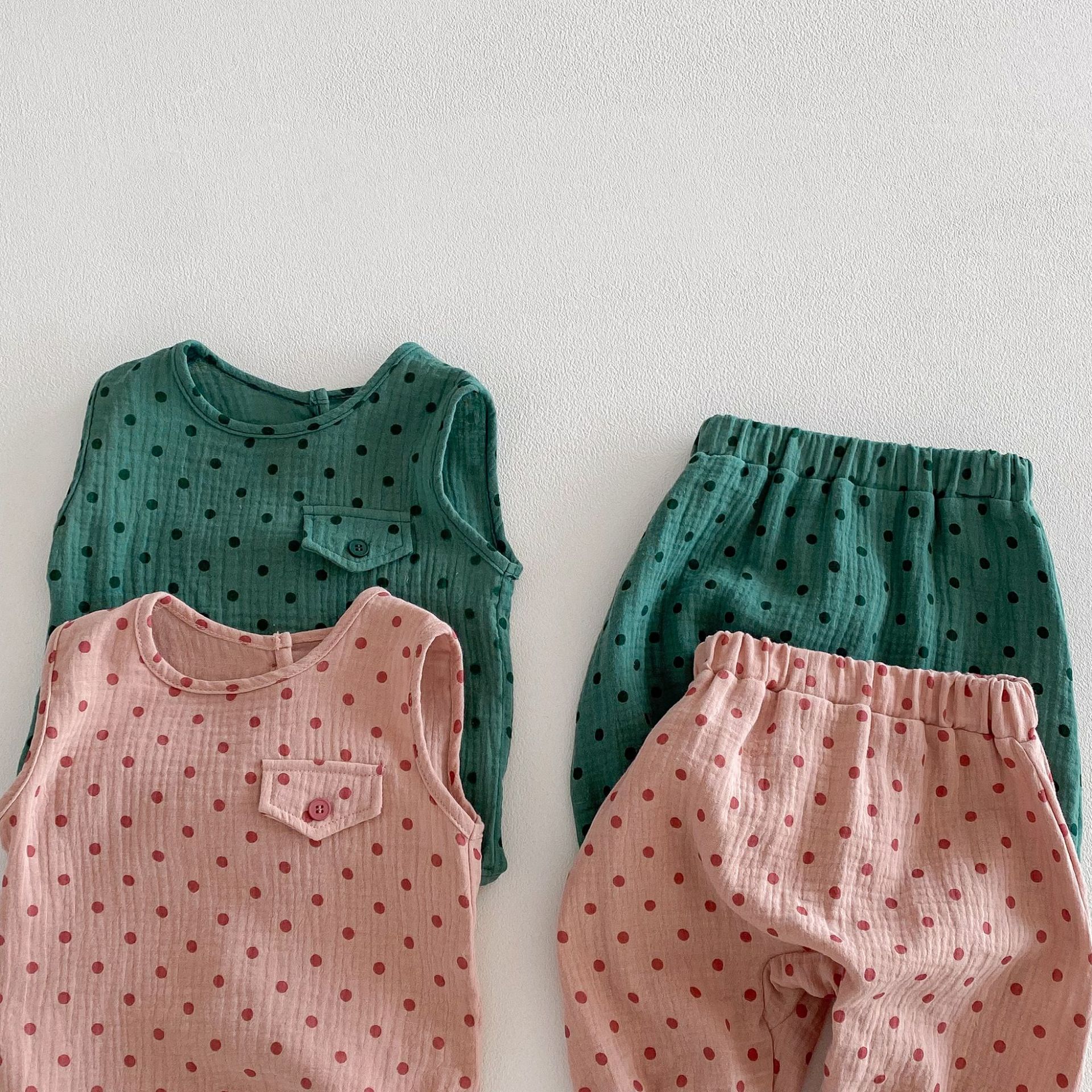 Toddler Polka Dot Tank and Pants Set