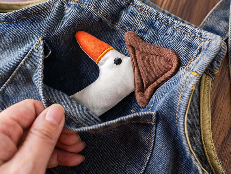 Toddler Duck T-shirt and Overalls Set