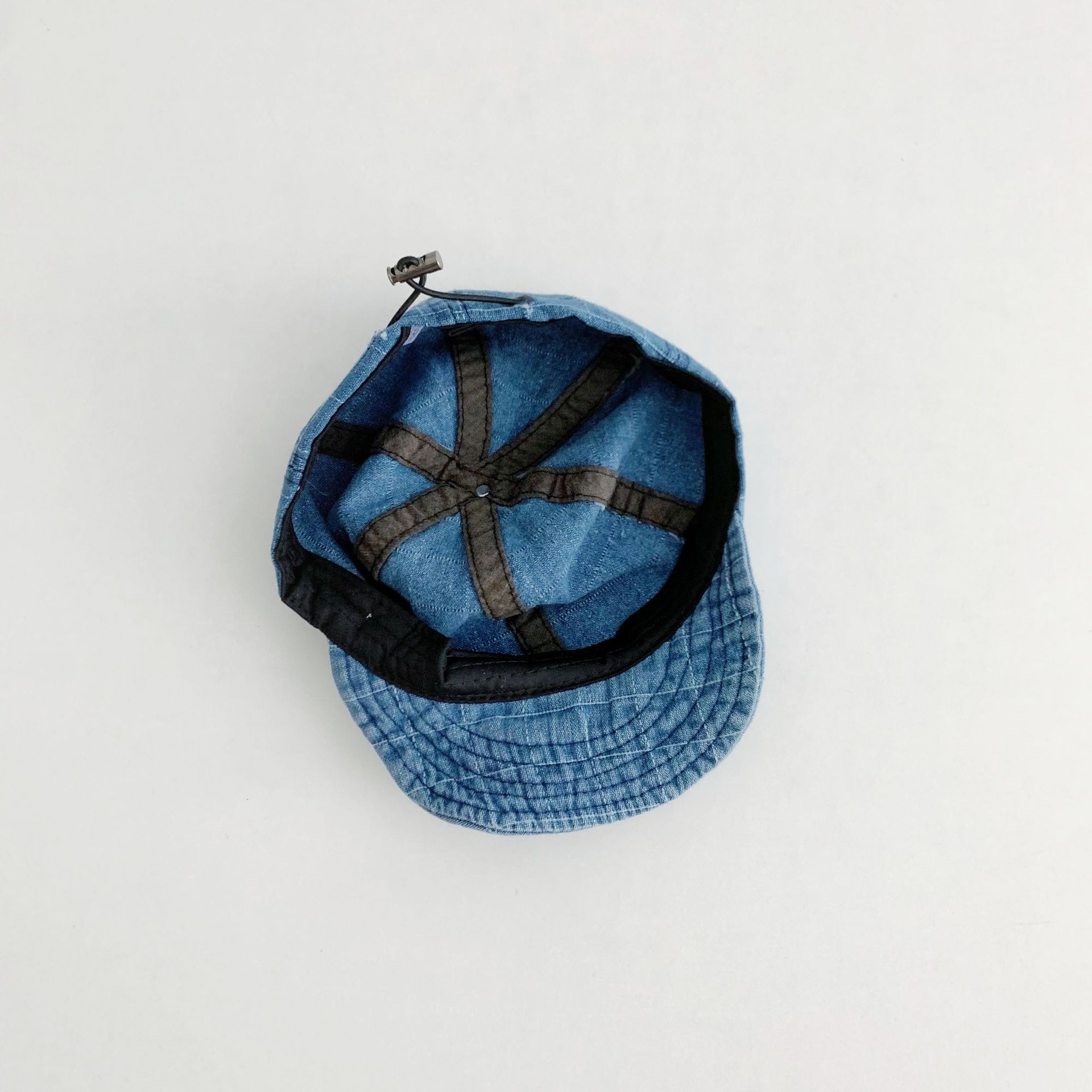 Baby Grid Soft-Brimmed Denim Baseball Hat