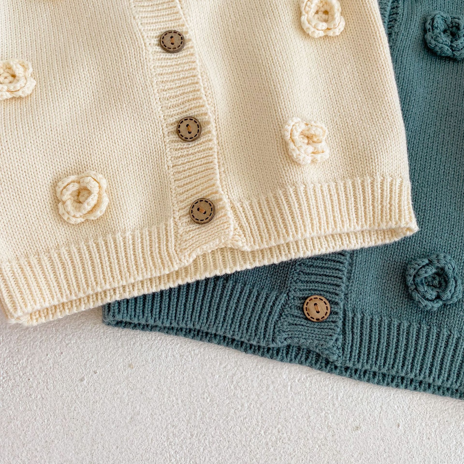 Baby Flowers Crew Neck Sweater