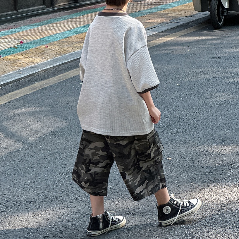 Baby Toddler Boys' Camouflage Workwear 5-Inch Pants