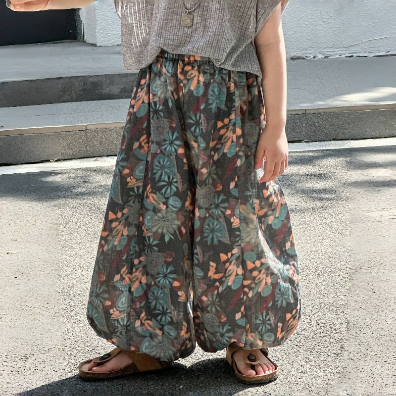 Toddler Boys Printed Cuffed Pants