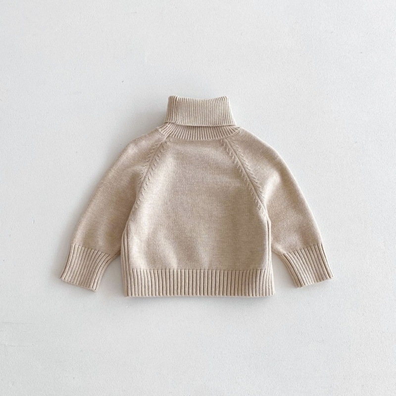 Baby Toddler Multi-Color Turtleneck Sweater