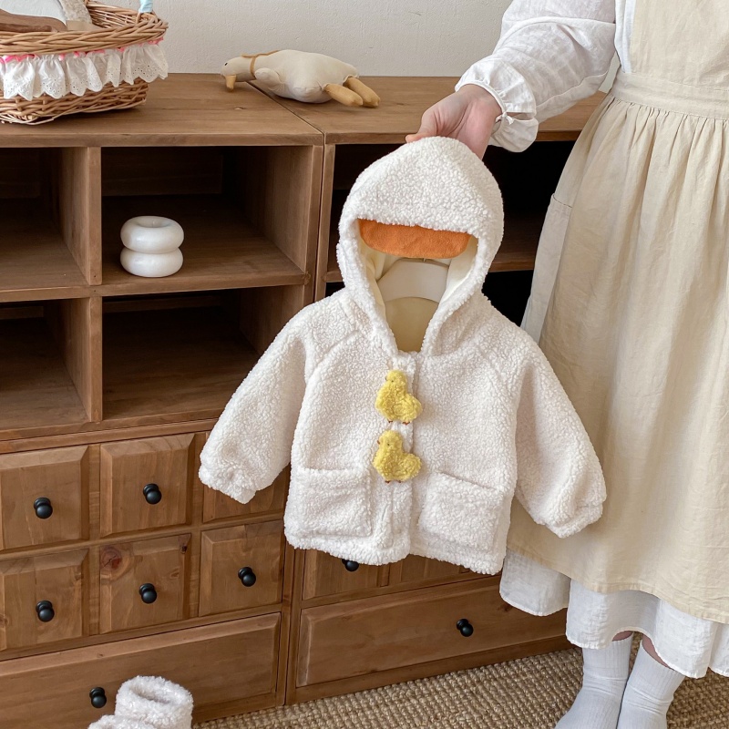 Baby Toddler Yellow Duck Coat and Pants 