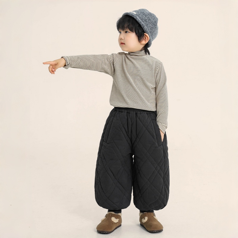 Baby Kids' Fleece-Lined Cuffed Pants
