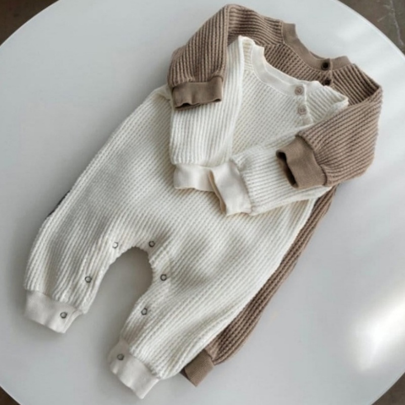 Baby Waffle Romper