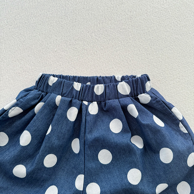 Baby & Kids Dots Denim Pants