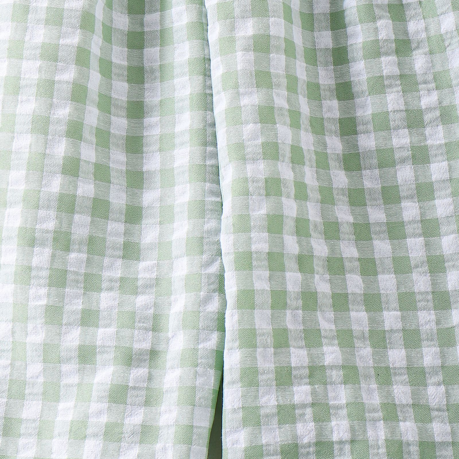 Toddler Girl Gingham Bow Cotton Romper