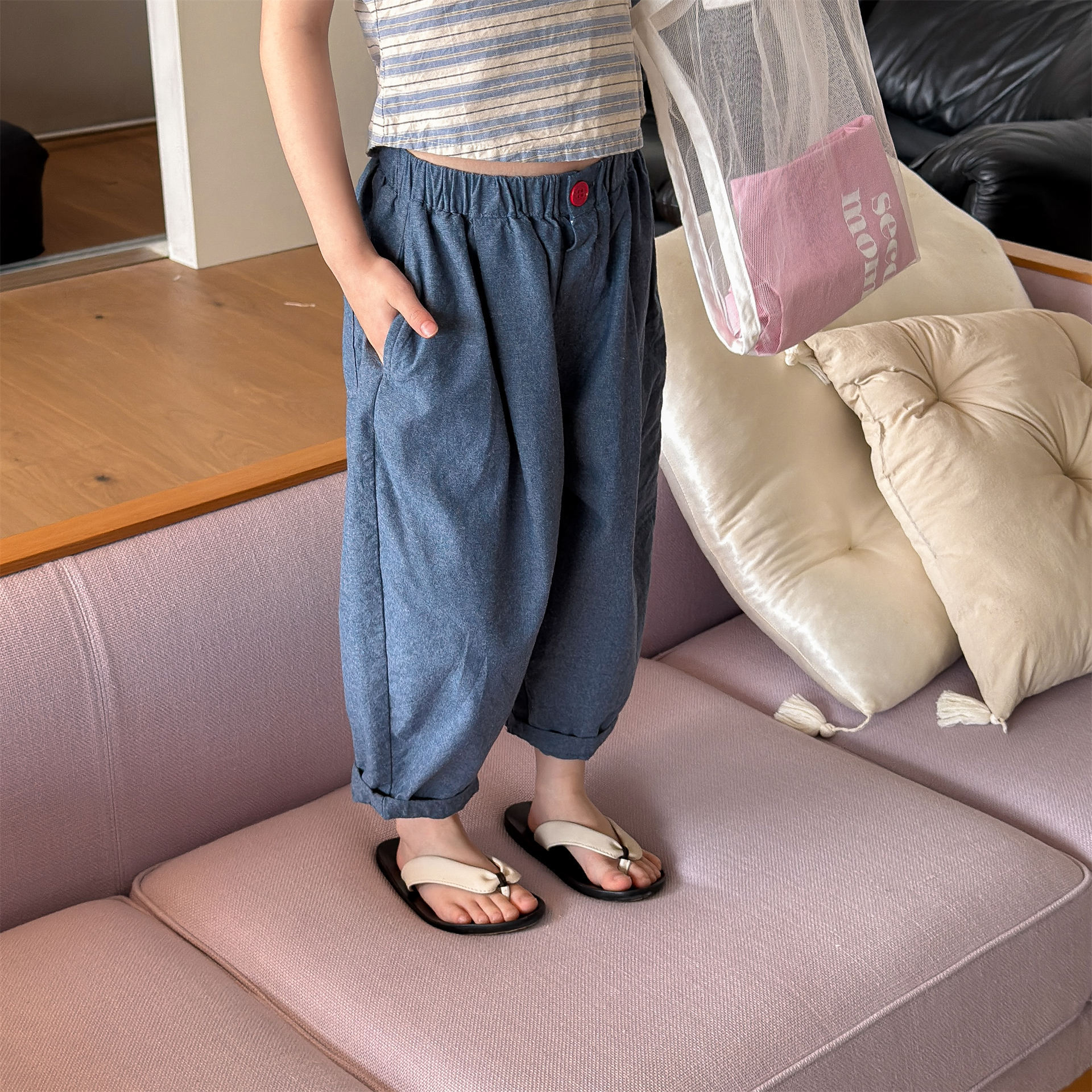 Kids Stripe or Denim Pants
