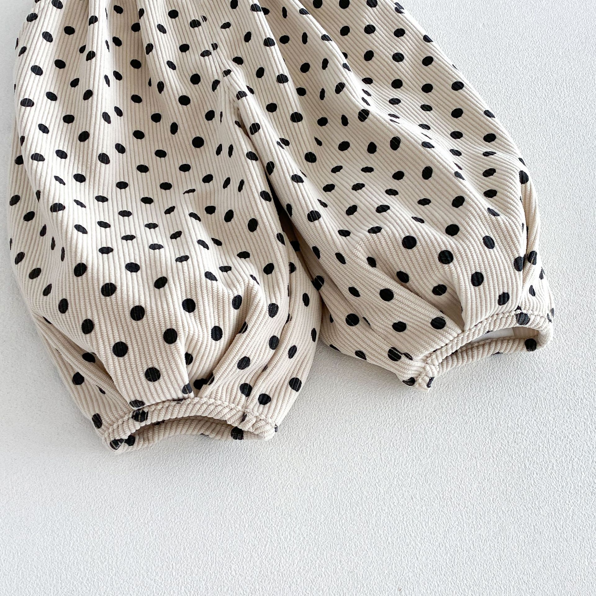Kids Polka Dot Leopard Print Pants