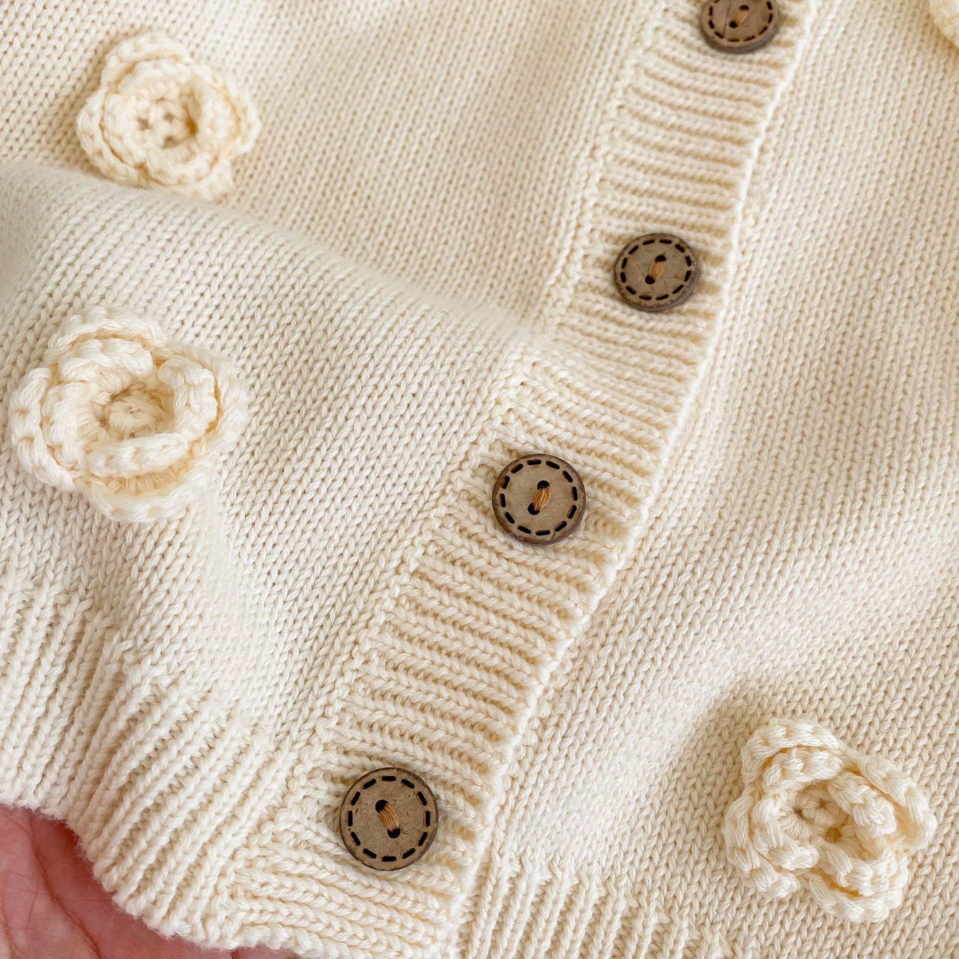 Baby Flowers Crew Neck Sweater