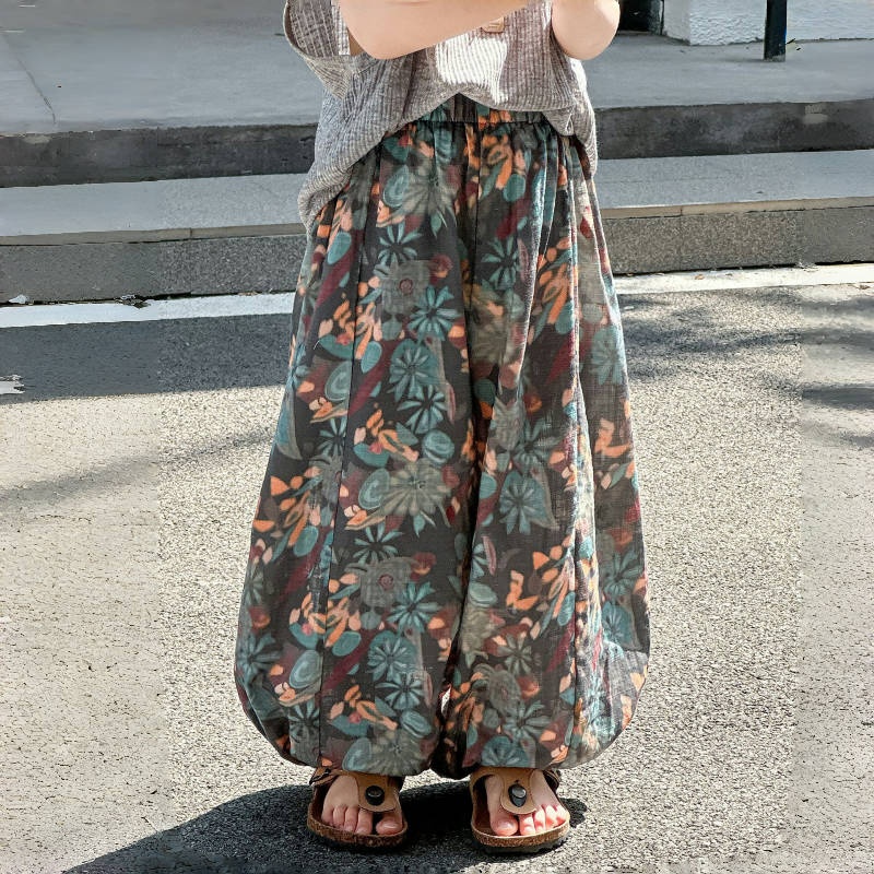 Toddler Boys Printed Cuffed Pants