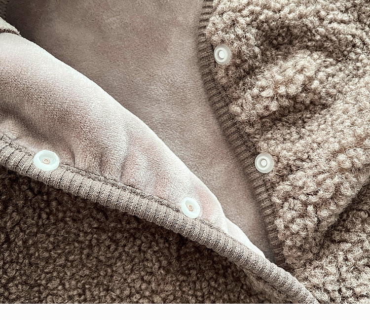 Baby Fleece-Lined Thermal Romper
