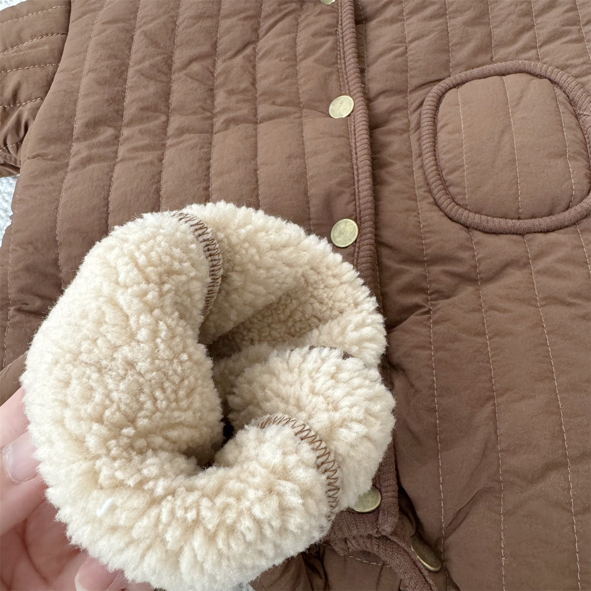 Baby Thermal Fleece-Lined Romper 