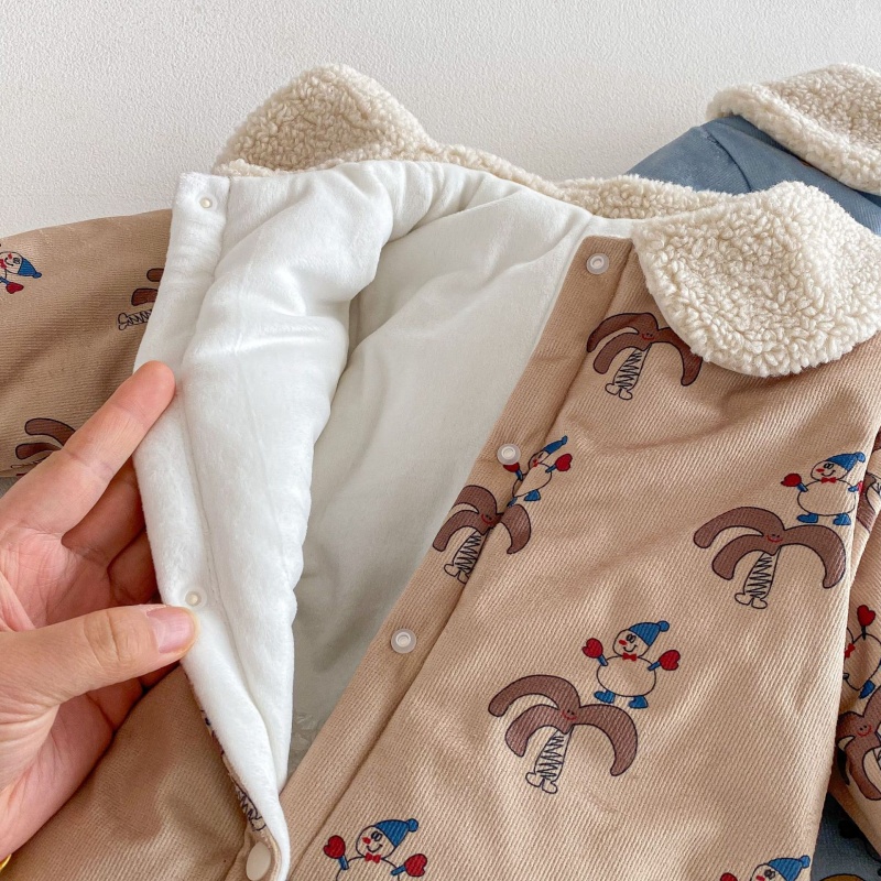 Baby Printed Fleece Romper