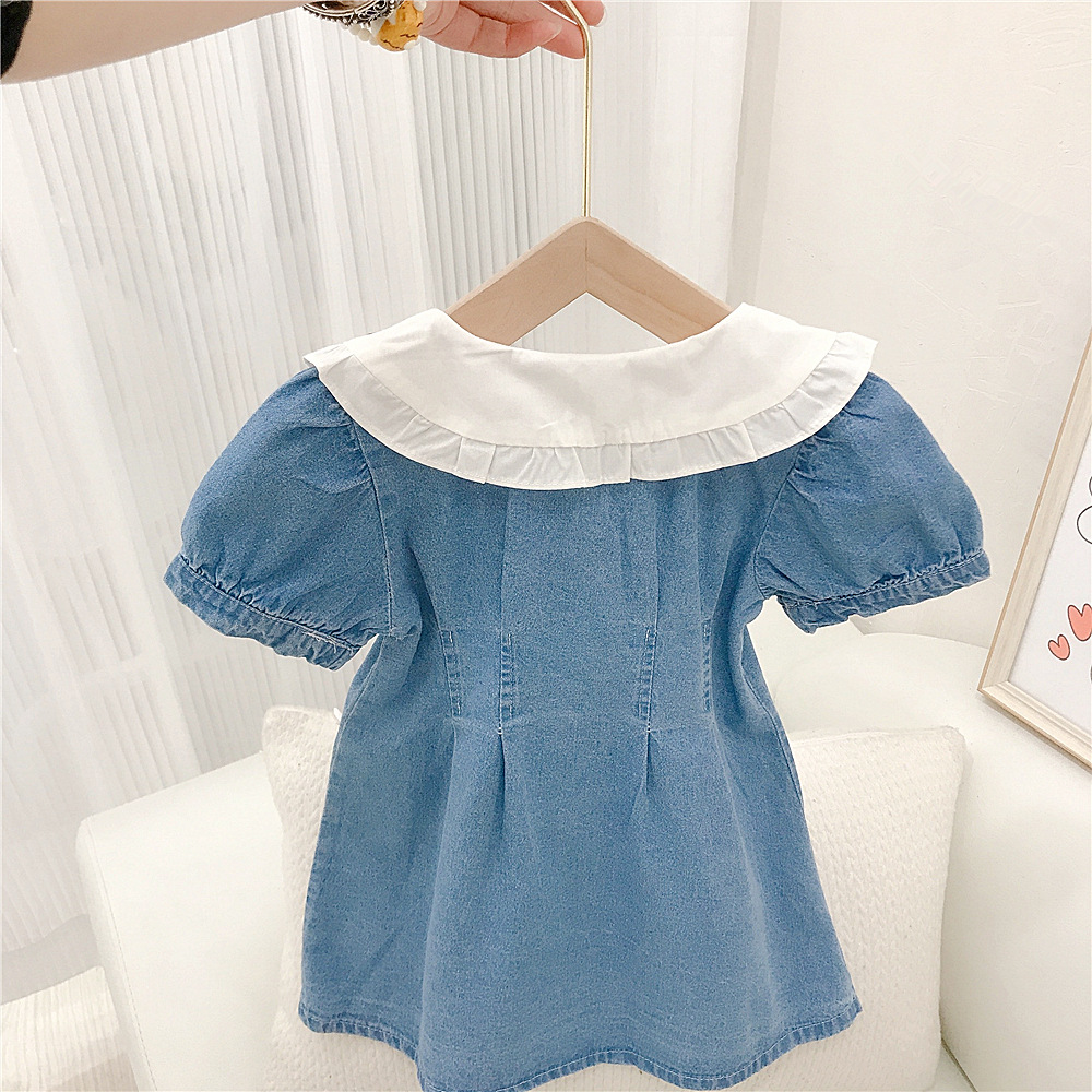 Kids Girl Love Denim Dress