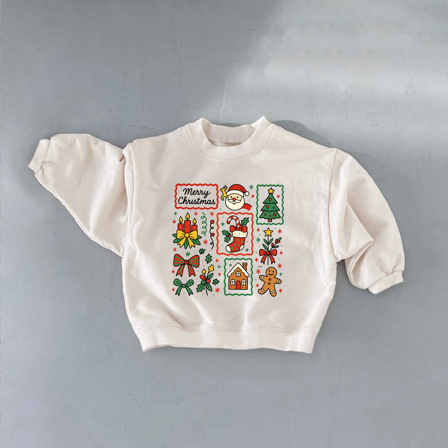 MERRY CHRISMAS Baby & Kids Patterns Sweatshirt