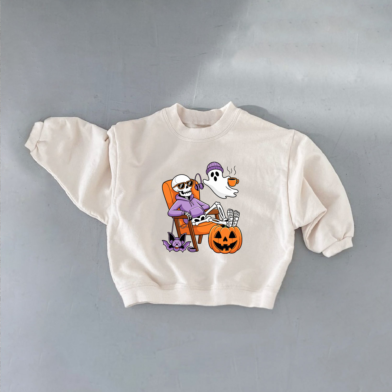 Baby & Kids Skull Pumpkin Ghost Sweatshirt