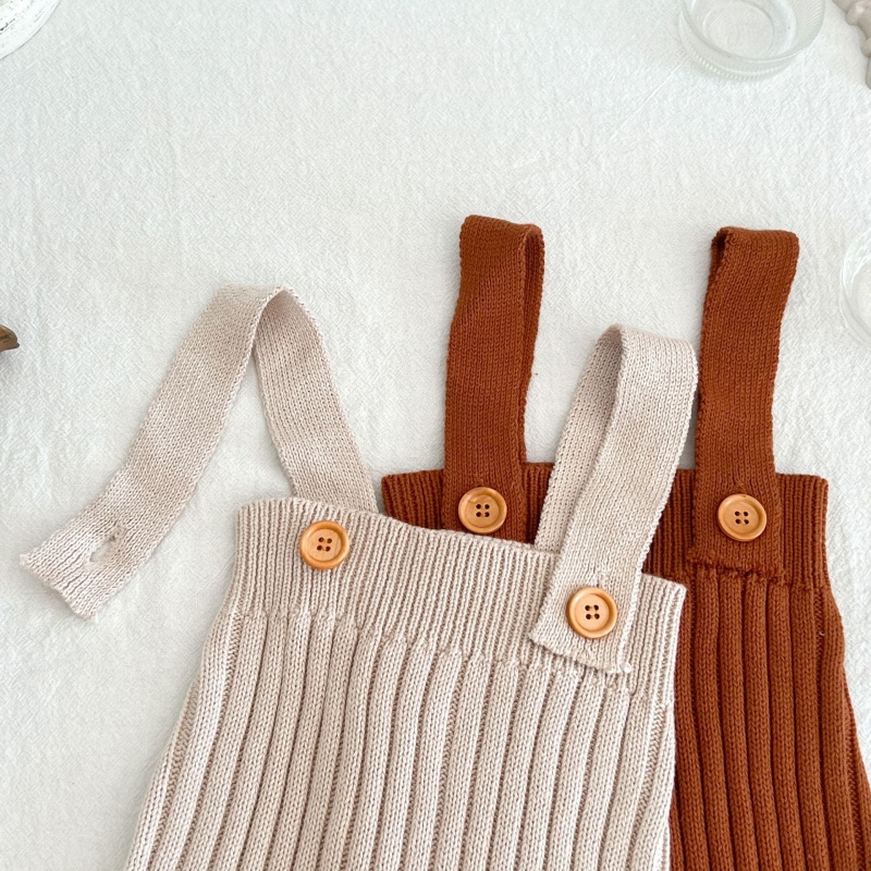 Baby Toddler Knitted Sweater Overalls