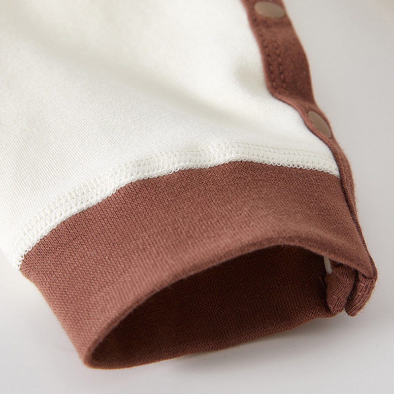 Baby Newborn Bear Colorblock 2-Piece Set