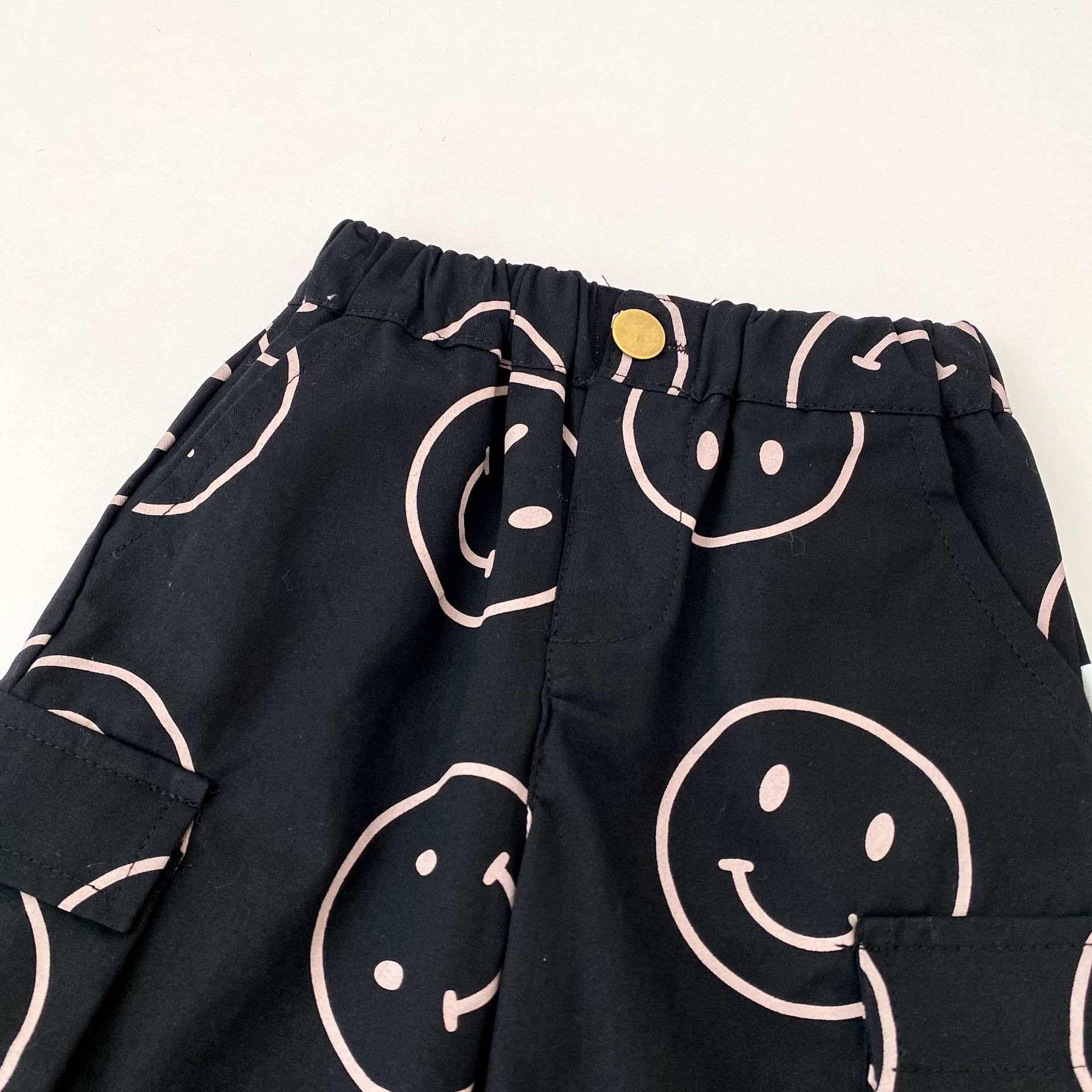 TODAY'S MILK TIME Baby Toddler Sweatshirt and Smiley Face Pants Set