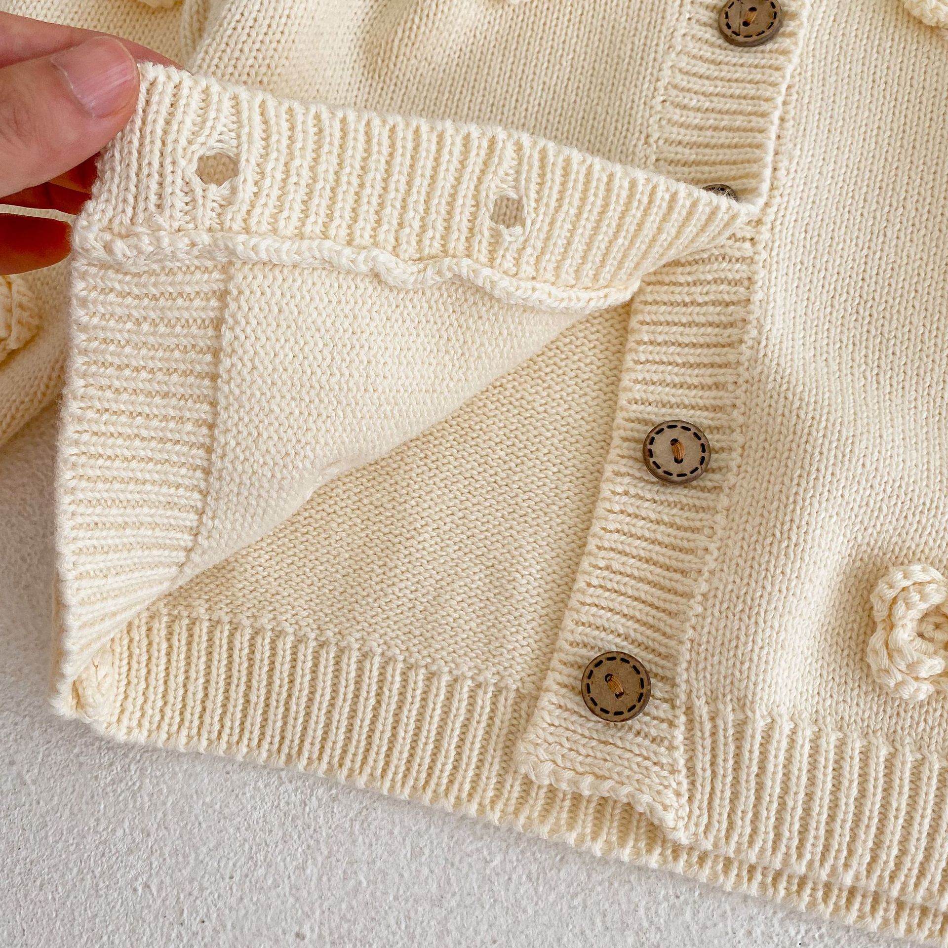 Baby Flowers Crew Neck Sweater