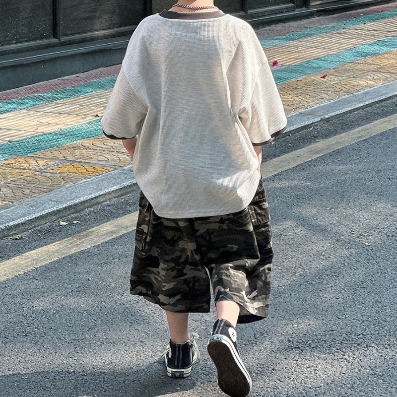Baby Toddler Boys' Camouflage Workwear 5-Inch Pants