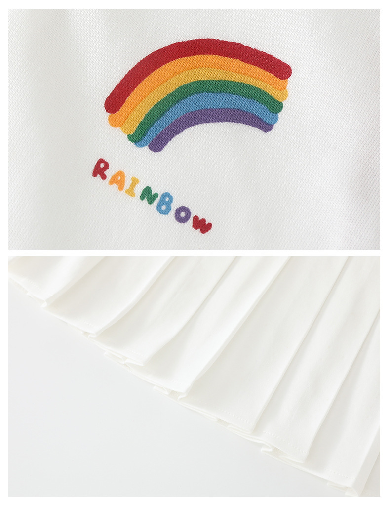 Baby Girl Color-Blocked Pleated Dress