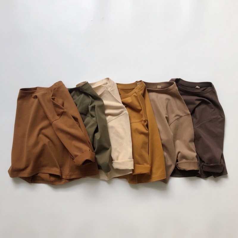 Baby Toddler Drop Shoulder Multi-Color T-Shirt Top