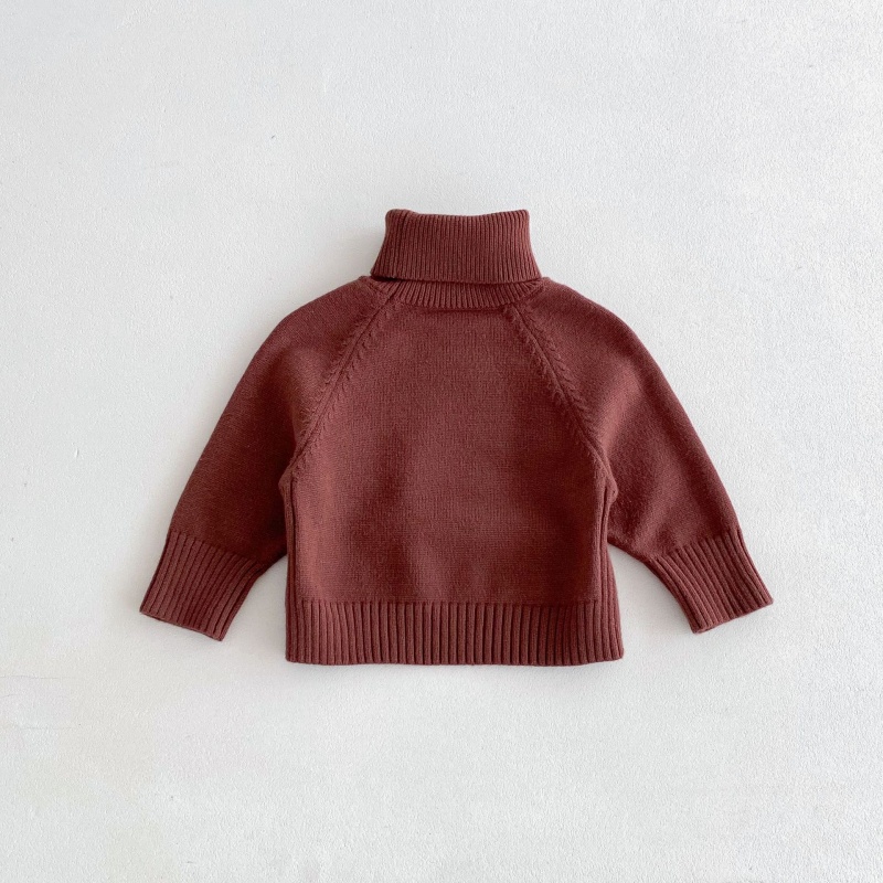 Baby Toddler Multi-Color Turtleneck Sweater
