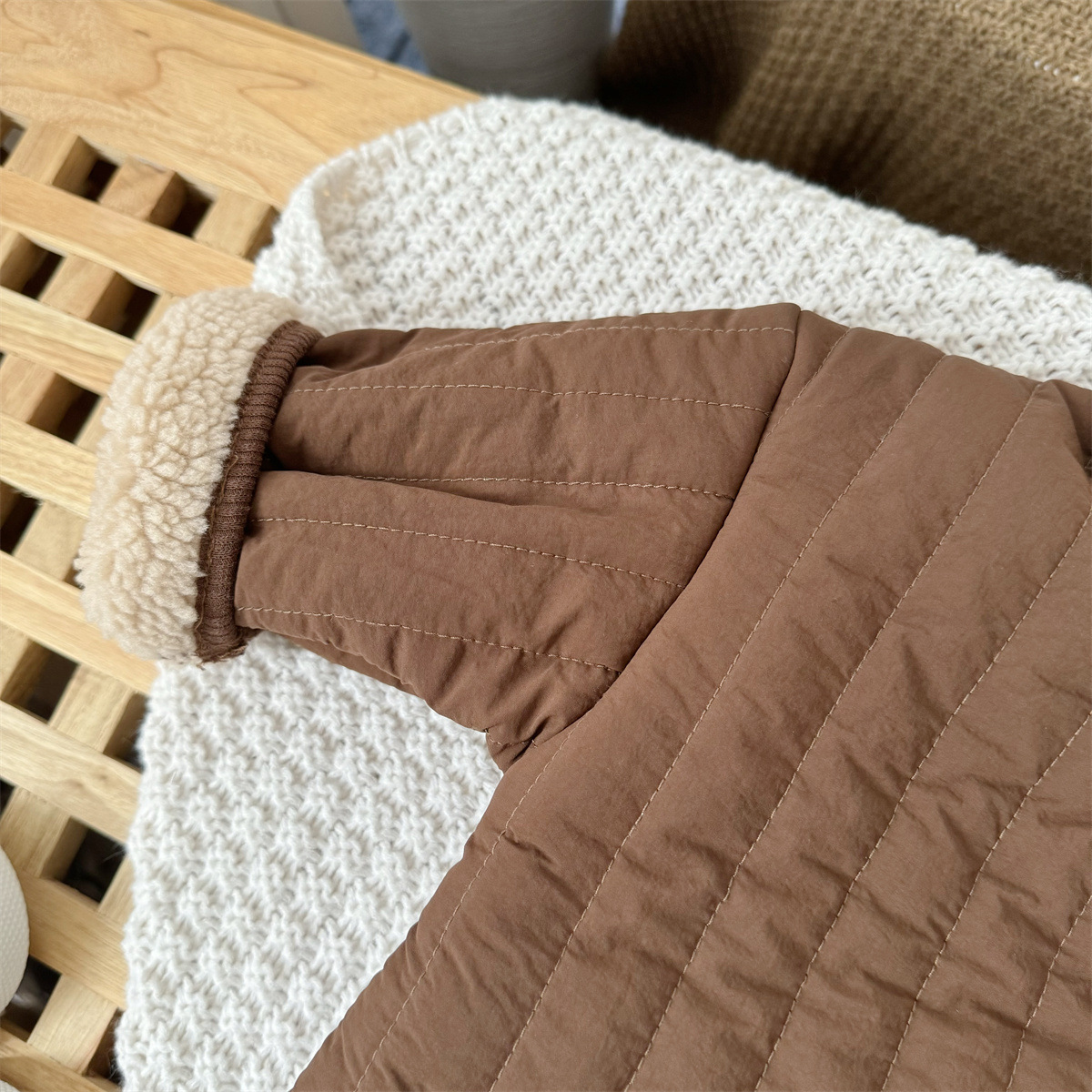 Baby Thermal Fleece-Lined Romper 