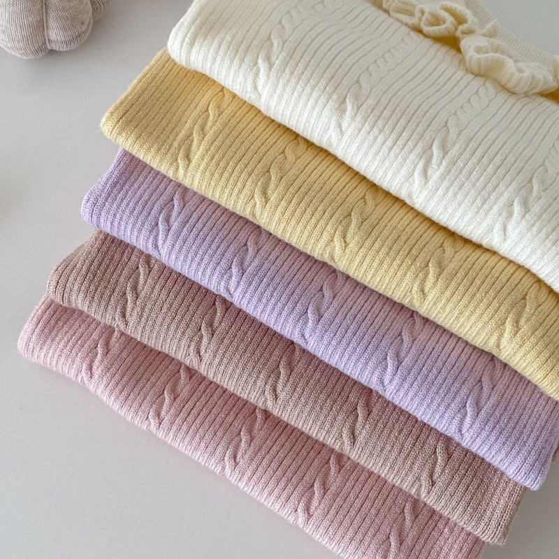 Baby Kids' Girl Lace Knit Sweater