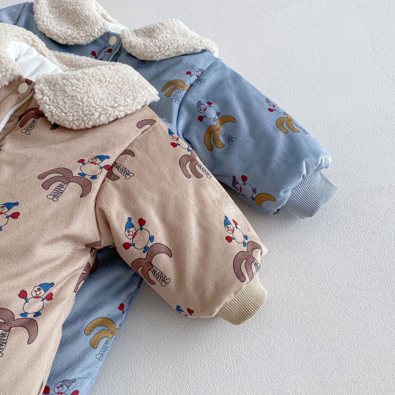 Baby Printed Fleece Romper