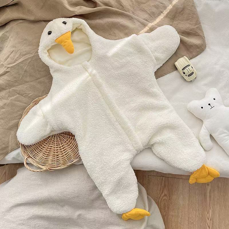 Baby Newborn Big White Swan Sleeping Bag