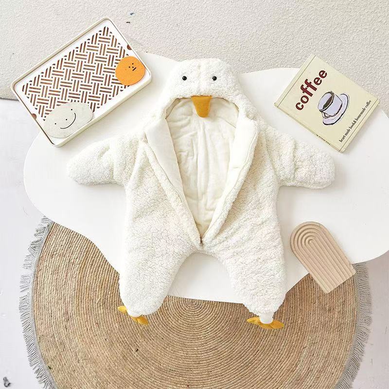Baby Newborn Big White Swan Sleeping Bag