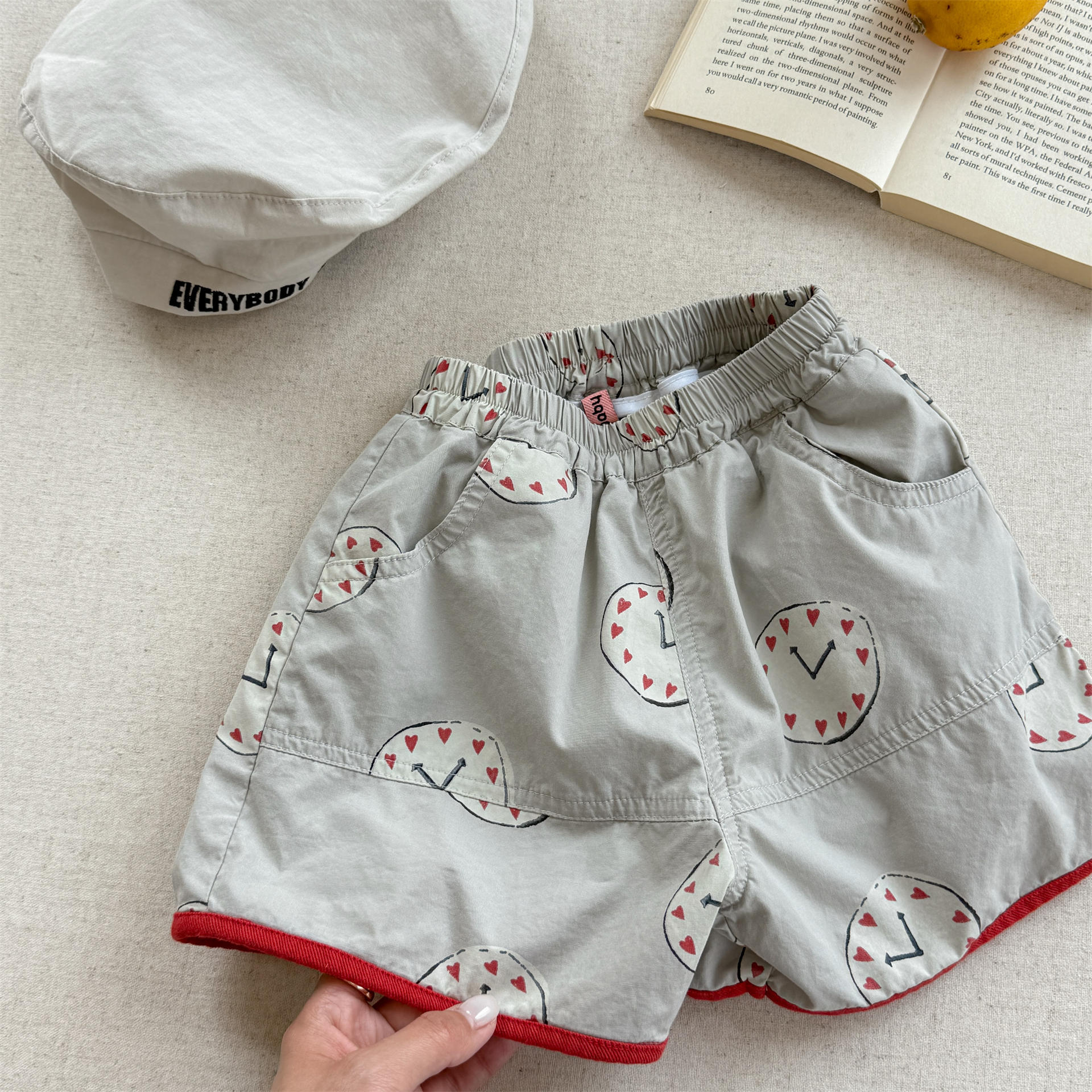 Kids Heart Shaped Dog Shorts
