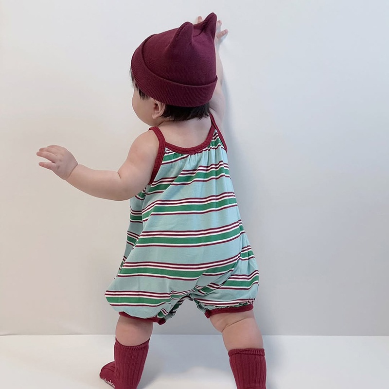 Baby Striped Camisole Romper