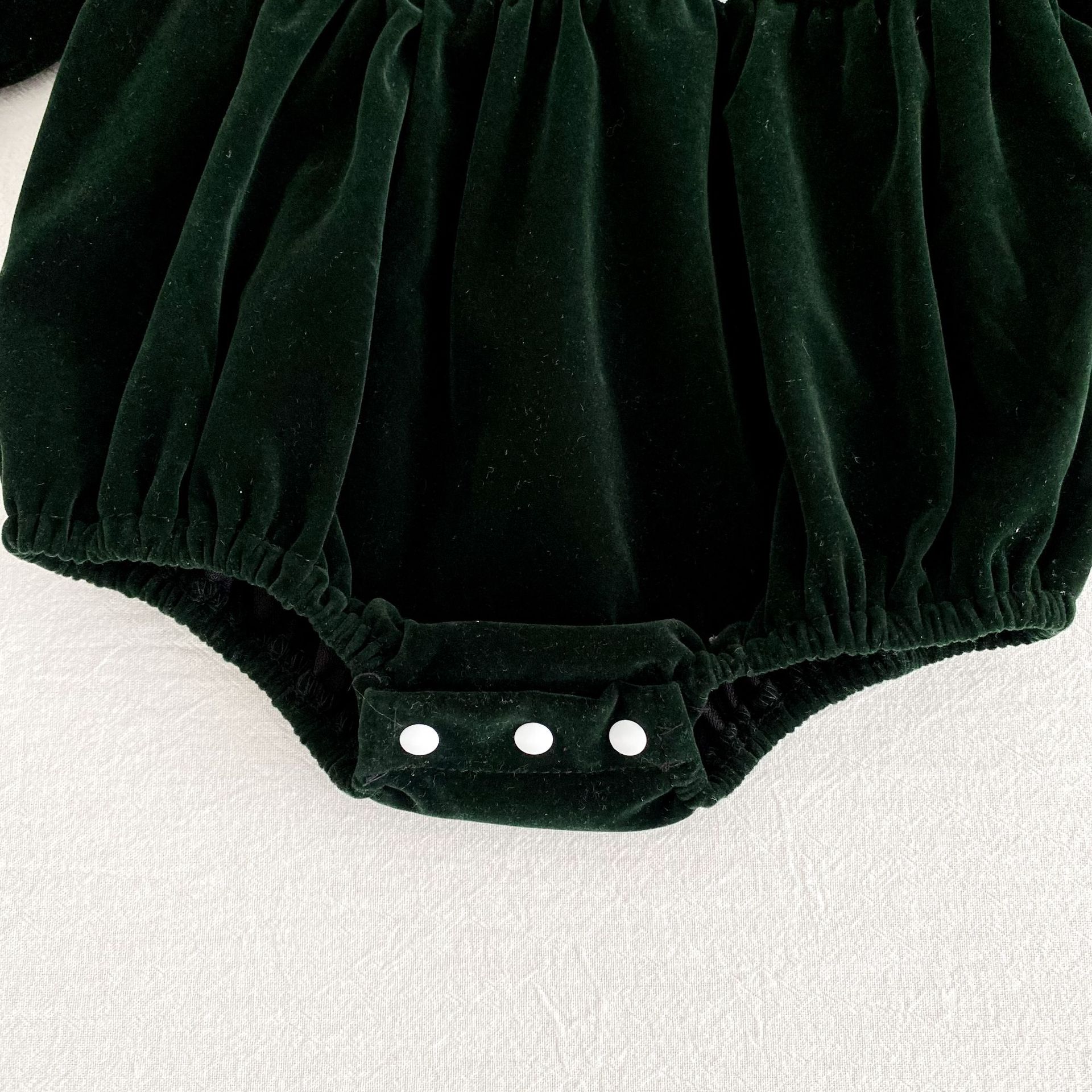 DailyBebe Baby Christmas Lace Trim Onesie