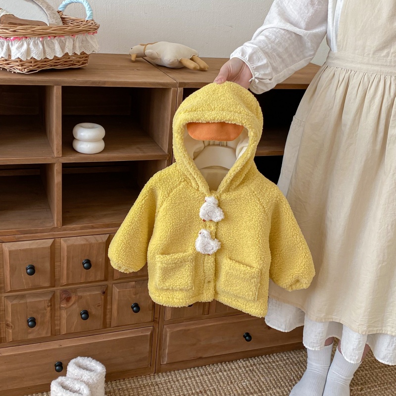 Baby Toddler Yellow Duck Coat and Pants 