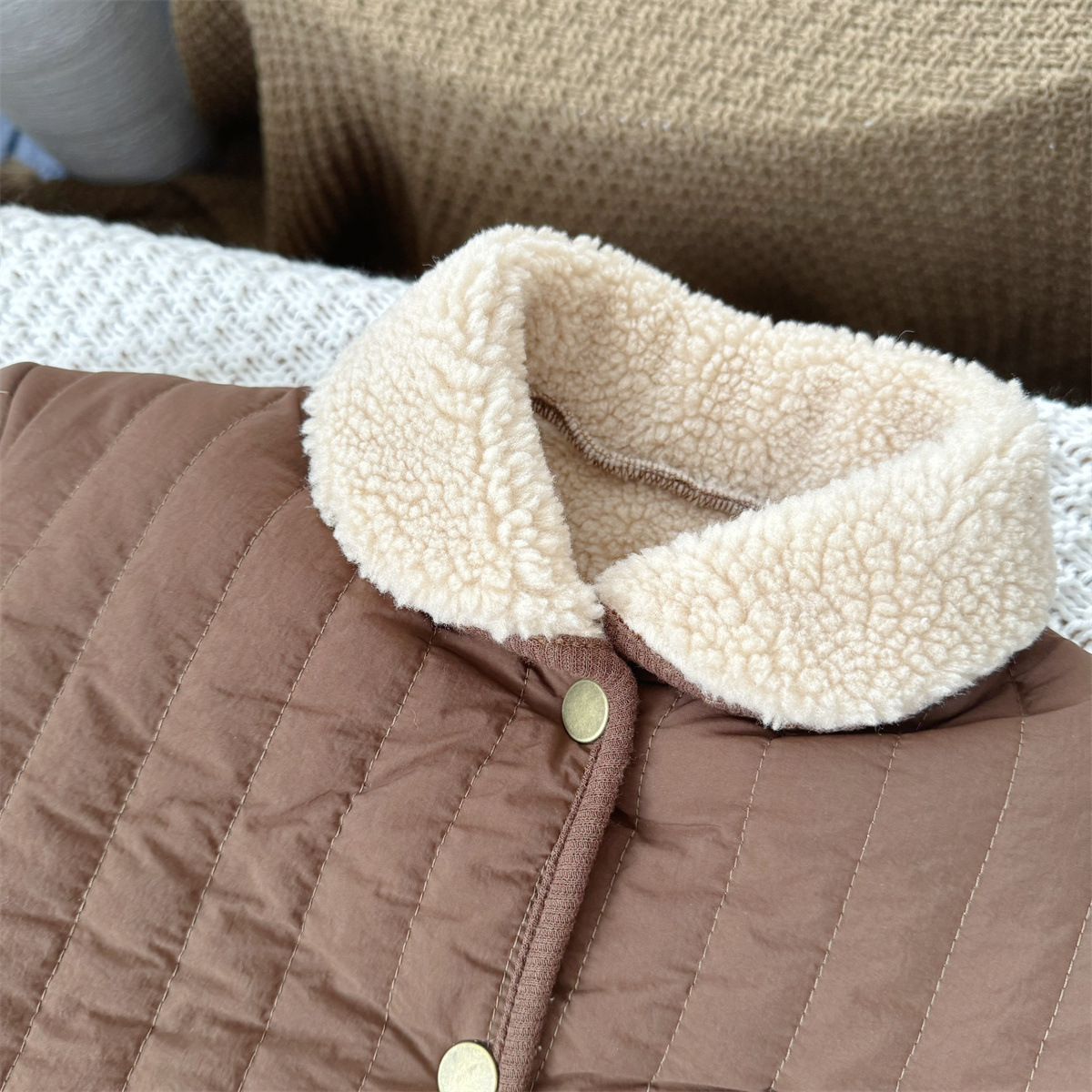 Baby Thermal Fleece-Lined Romper 
