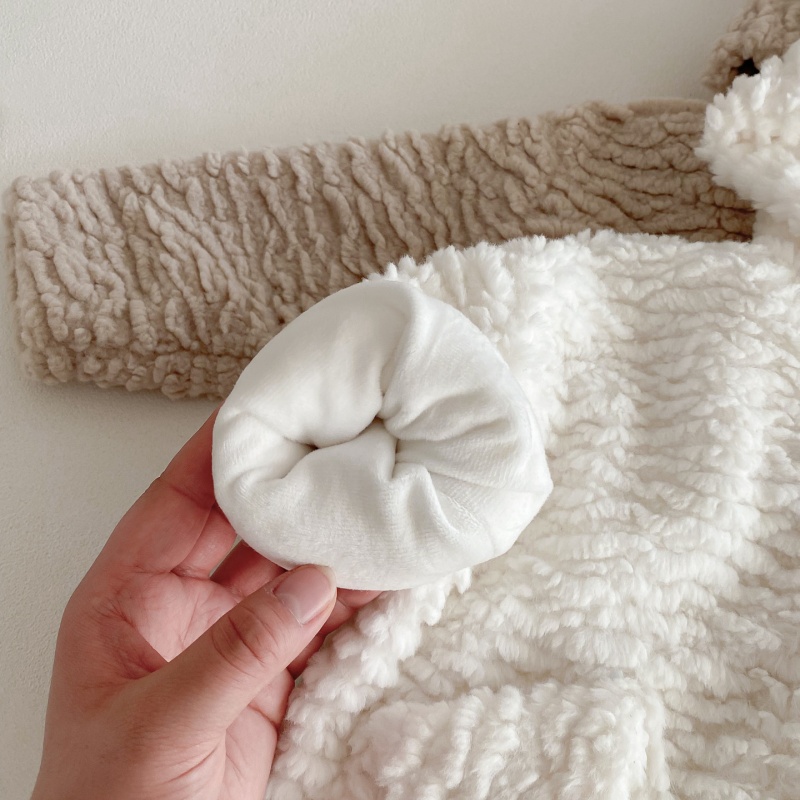 Baby & Kids Rabbit Ear Fuzzy Outerwear
