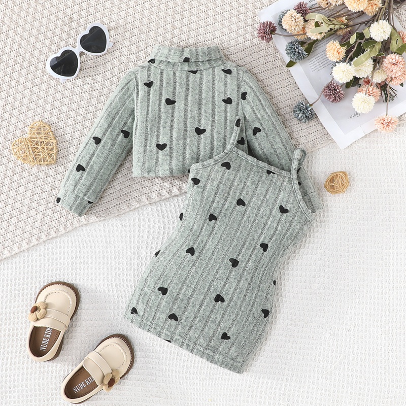 2-Piece Baby Toddler Girls Dress Set