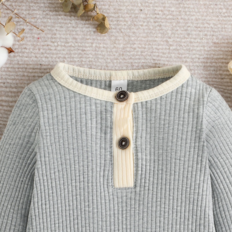 2-Piece Baby Newborn Multi-Color Romper (hat included)