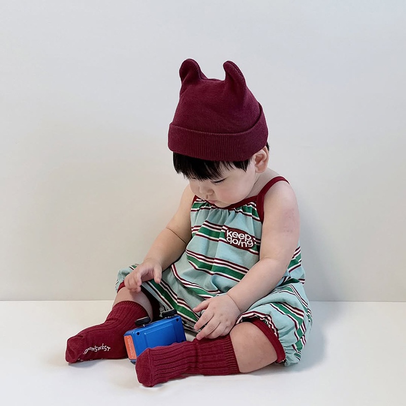 Baby Striped Camisole Romper