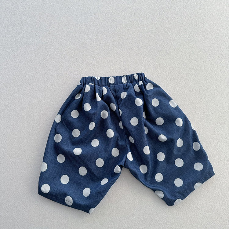 Baby & Kids Dots Denim Pants