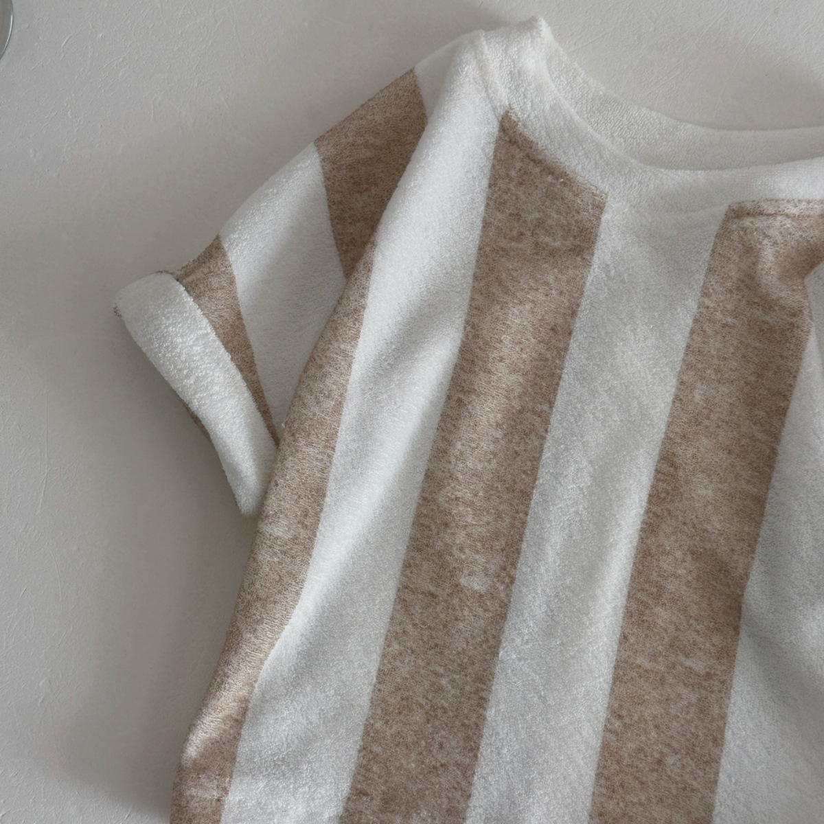 Baby Stripe Tee and Shorts 2 Piece Set