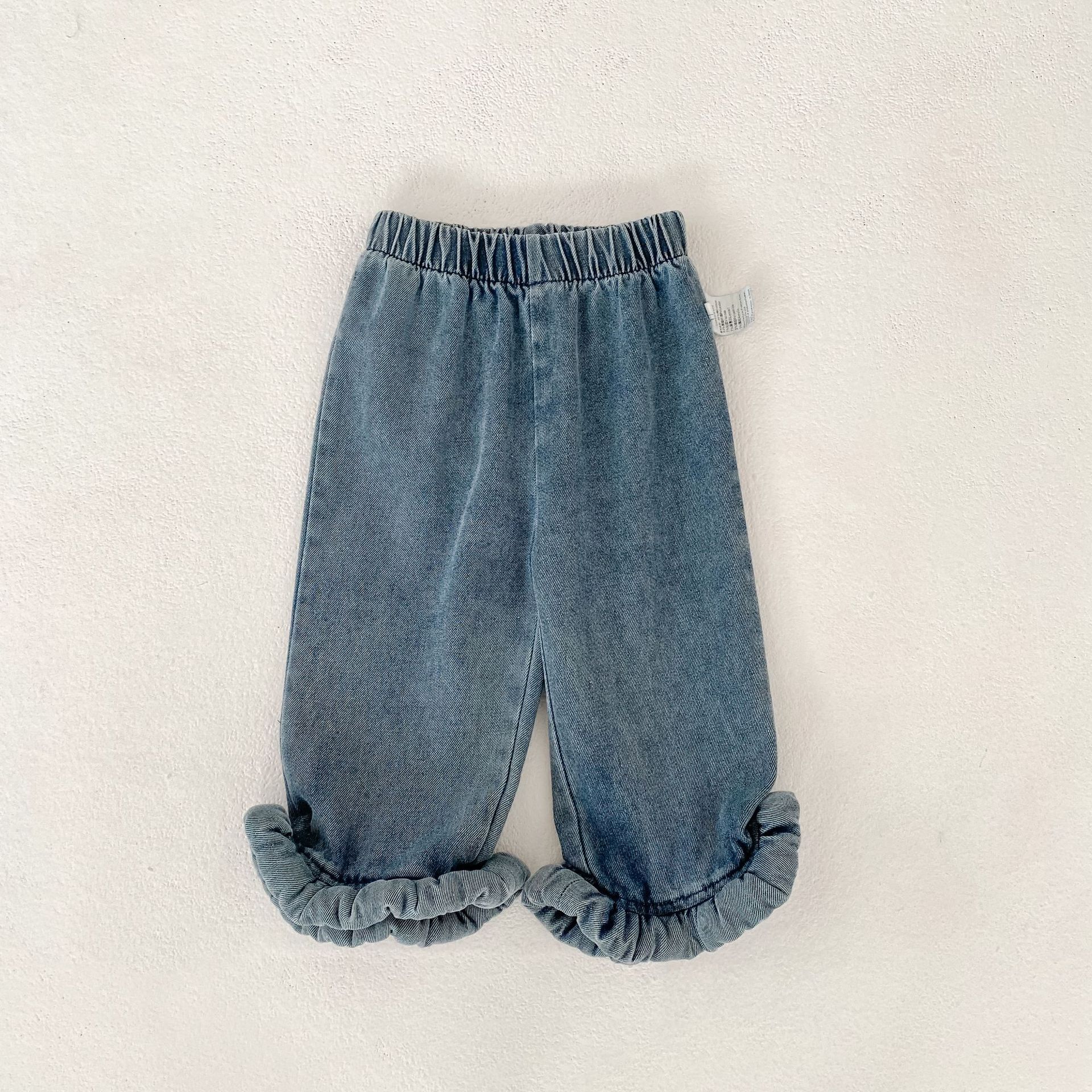 Baby & Kids Woven Denim Halter Top and Pants Sets